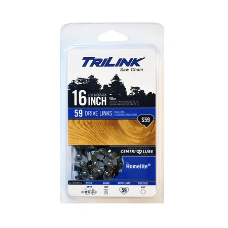 Trilink Chainsaw Chain 3/8 LP Semi-Chisel .050 59DL for Homelite 180; CL15059TL2